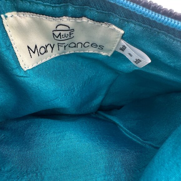 Mary Frances Peace Sign Beaded Crossbody Phone Bag - Picture 7 of 8